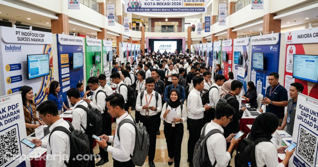 Job Fair Kota Bekasi 2026 Hadirkan 50 Perusahaan dan Ribuan Lowongan Kerja