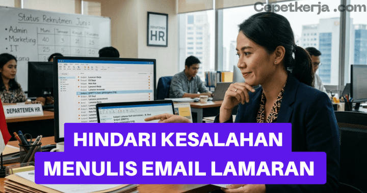 10 Kesalahan Mengirim Lamaran Kerja Melalui Email yang Membuat HRD Mengabaikan CV Anda