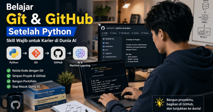 Mengapa Harus Belajar Git dan GitHub Setelah Python? Panduan Pemula Menuju Dunia AI