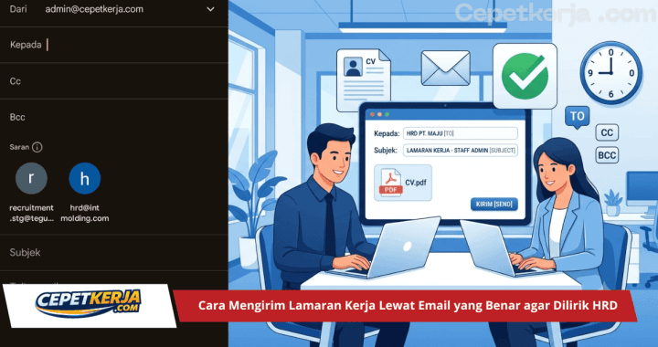 Cara Mengirim Lamaran Kerja Lewat Email yang Benar agar Dilirik HRD
