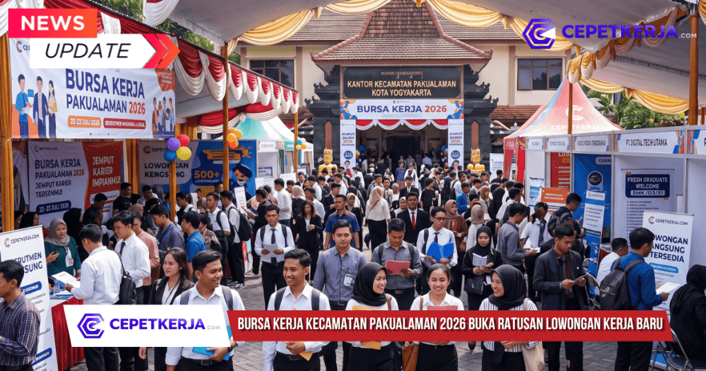 Bursa Kerja Kecamatan Pakualaman 2026 Buka Ratusan Lowongan Kerja Baru Sumber: pakualamankec.jogjakota.go.id