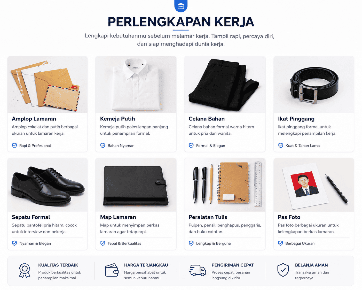 PERLENGKAPAN KERJA